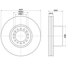 Disc frana - PETERS-016.665-00A
