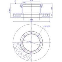 Disc frana - PETERS-016.666-00A