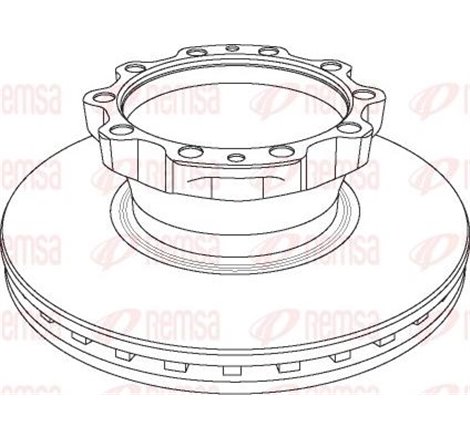 Disc frana - PETERS-036.130-00A