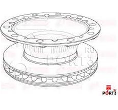 Disc frana - PETERS-046.379-00A