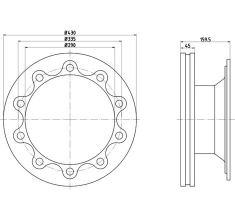 Disc frana - PETERS-046.384-00A