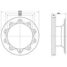 Disc frana - PETERS-046.384-00A