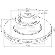 Disc frana - PETERS-066.252-00A