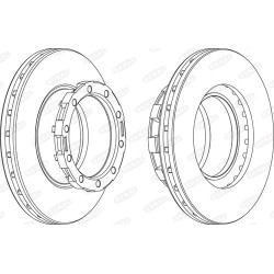 Disc frana - PETERS-466.102-00A