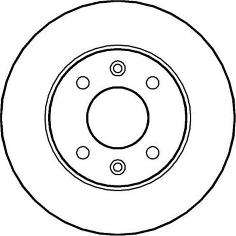 Disc frana Fata DR-ST RENAULT CLIO I. RAPID-MINIVAN. SUPER 5. TWINGO I 1.0-1.6D 10.84-06.07 - ATE-24.0108-0104.1