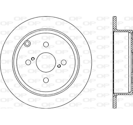 Disc frana Spate DR-ST TOYOTA COROLLA 1.3-1.4-1.6 10.01-03.08 - ATE-24.0109-0138.1