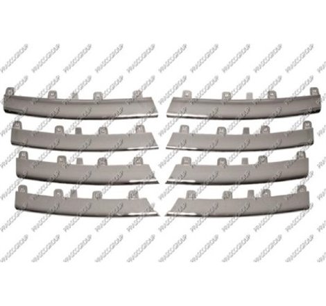 Set banda de protectie. grila radiator - Prasco-VG5202240 - Prasco-VG5202240