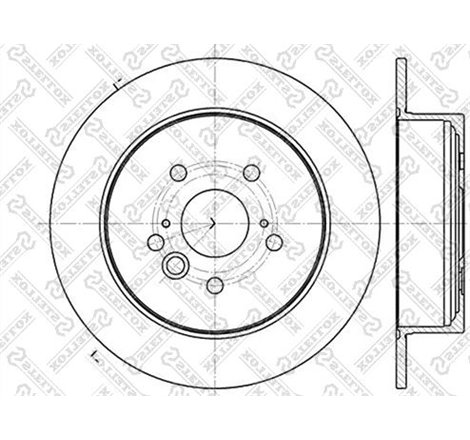 Disc frana Spate DR-ST BMW 3 E91. TOYOTA RAV 4 II 1.8-2.4 05.00-06.12 - ATE-24.0109-0152.1