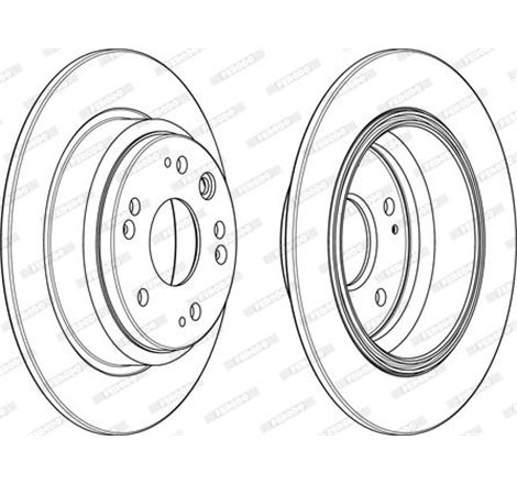 Disc frana Spate DR-ST HONDA ACCORD VII. ODYSSEY. SHUTTLE 2.0-2.4 10.97-05.08 - ATE-24.0109-0161.1