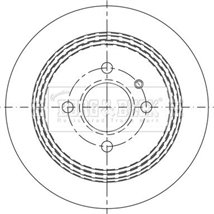 Disc frana Spate DR-ST BMW 3 E21. 3 E30 1.6-2.7 01.78-06.94 - ATE-24.0110-0150.1