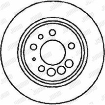 Disc frana Spate DR-ST MERCEDES SPRINTER 5-T B907. VOLVO 140. 240. 260. 740. 760. 780. 940. 940 II. 960. 960 II 2.0-2.9 09.70-12