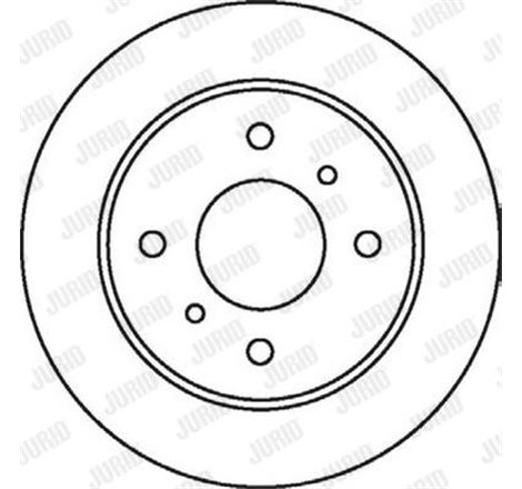 Disc frana Spate DR-ST NISSAN ALMERA II. PRIMERA 1.5-2.2D 06.90-11.06 - ATE-24.0110-0215.1