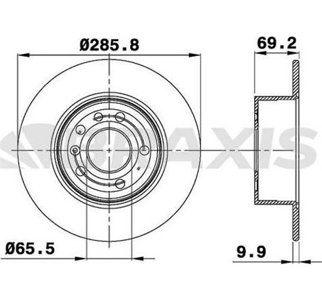 Disc frana Spate DR-ST CHEVROLET VECTRA. OPEL VECTRA B. SAAB 900 II. 9-3. 9-5 1.6-3.0 07.93-12.09 - ATE-24.0110-0226.1