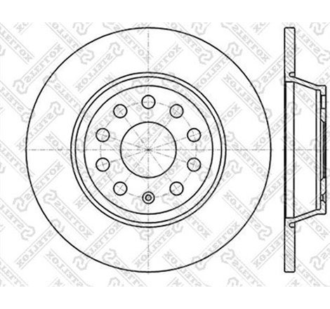 Disc frana Spate DR-ST VOLVO S40 I. V40. MITSUBISHI CARISMA. LANCER V. SPACE STAR 1.3-2.0D 05.95-06.06 - ATE-24.0110-0229.1