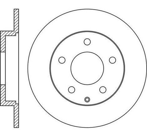 Disc frana Spate DR-ST FORD USA PROBE II. MAZDA 626 IV. 626 V. MX-6. PREMACY. XEDOS 6 1.6-2.5 08.91-03.05 - ATE-24.0110-0234.1