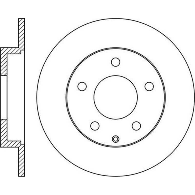 Disc frana Spate DR-ST FORD USA PROBE II. MAZDA 626 IV. 626 V. MX-6. PREMACY. XEDOS 6 1.6-2.5 08.91-03.05 - ATE-24.0110-0234.1