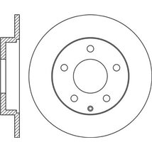 Disc frana Spate DR-ST FORD USA PROBE II. MAZDA 626 IV. 626 V. MX-6. PREMACY. XEDOS 6 1.6-2.5 08.91-03.05 - ATE-24.0110-0234.1