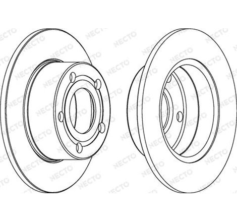Disc frana Spate DR-ST AUDI A6 C5 1.8-3.7 02.97-01.05 - ATE-24.0110-0258.1