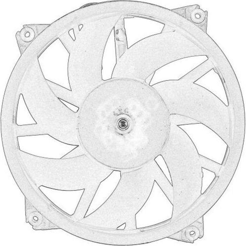 Ventilator, radiator - PSA-1253T5