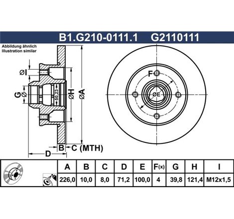 Disc frana Spate DR-ST cu inel ABS SEAT CORDOBA. CORDOBA VARIO. CORDOBA VARIO-KOMBI. IBIZA II. LEON. TOLEDO I. VW CORRADO. GOLF 