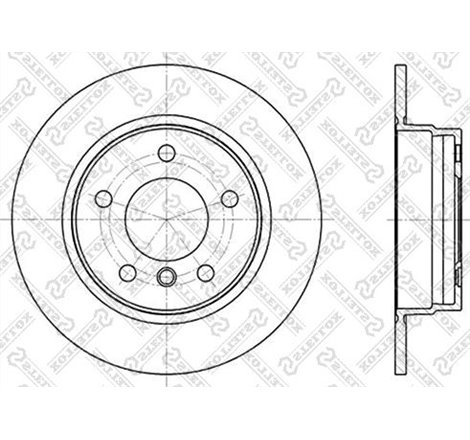 Disc frana Spate DR-ST BMW 3 E36. 3 E46. Z4 E85 1.8-2.8 01.91-02.09 - ATE-24.0110-0287.1