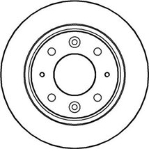 Disc frana Spate DR-ST KIA CARENS I. CARENS II. CLARUS. SEPHIA II 1.5-2.0D 07.96- - ATE-24.0110-0308.1