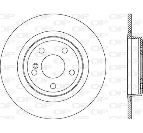 Disc frana Spate DR-ST MERCEDES SLC R172. SLK R172 1.6-3.5 02.11- - ATE-24.0110-0391.1