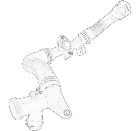 Furtun radiator - PSA-9804208380