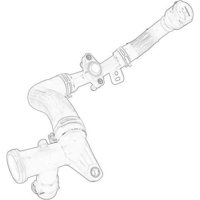 Furtun radiator - PSA-9804208380