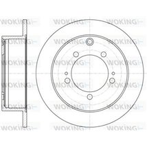 Disc frana Spate DR-ST MITSUBISHI ECLIPSE II. ECLIPSE III. LANCER CARGO-KOMBI. LANCER VII. OUTLANDER I. OUTLANDER II. SPACE RUNN
