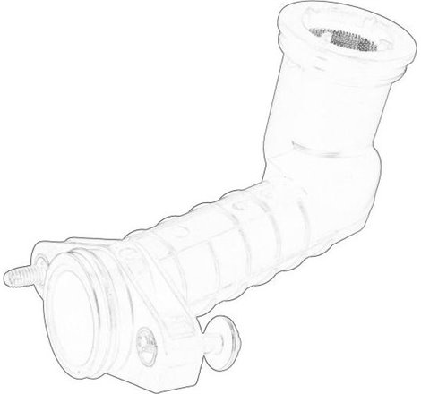 Conducta admisie, pompa ulei - PSA-9810055980