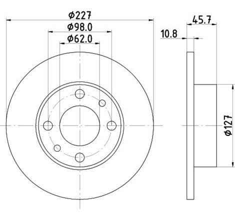 Disc frana - ATE-24.0111-0130.1