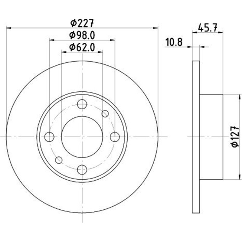 Disc frana - ATE-24.0111-0130.1