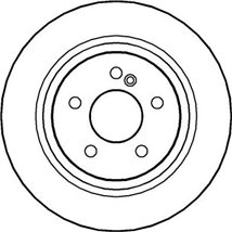 Disc frana Spate DR-ST MERCEDES S W220 2.8-4.3 10.98-08.05 - ATE-24.0111-0153.1