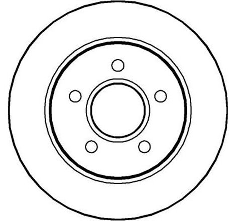 Disc frana Spate DR-ST FORD C-MAX. FOCUS C-MAX. FOCUS II. FOCUS II-KOMBI. MAZDA 3 1.4-1.8D 10.03- - ATE-24.0111-0155.1