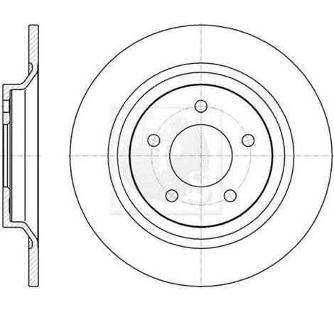 Disc frana Spate DR-ST MAZDA 5 1.6D-2.3 02.05- - ATE-24.0111-0165.1