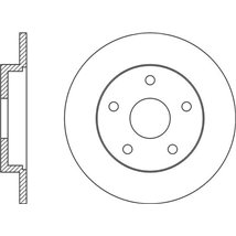 Disc frana Spate DR-ST FORD FOCUS III. FOCUS III-HATCHBACK. FOCUS III-KOMBI. FORD USA FOCUS 1.0-Electric 07.10-02.20 - ATE-24.01