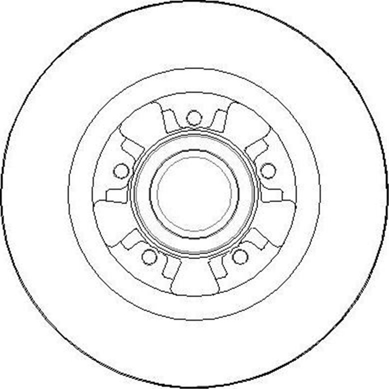Disc de frana cu rulment Spate DR-ST cu inel ABS MERCEDES CITAN MIXTO DOUBLE CABIN. CITAN MPV. CITAN-MINIVAN W415. RENAULT KANGO