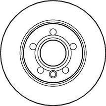 Disc frana Spate DR-ST SEAT ALHAMBRA. VW SHARAN. TRANSPORTER T4 1.8-2.8 07.90-03.10 - ATE-24.0112-0138.1