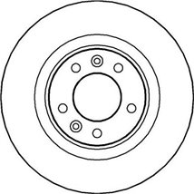 Disc frana Spate DR-ST CITROEN C5 III. PEUGEOT 407. 407-KOMBI. 508 I. 508-KOMBI. 607. RCZ 1.6-3.0D 02.00- - ATE-24.0112-0162.1