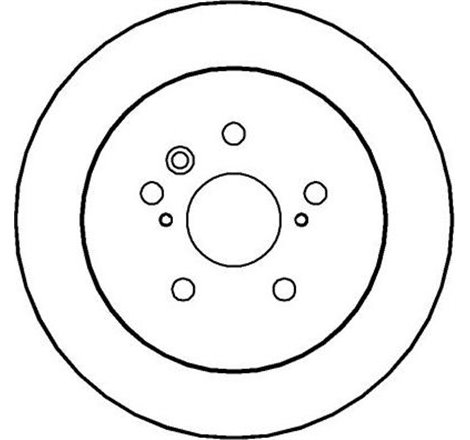 Disc frana Spate DR-ST TOYOTA ALPHARD I. AVENSIS VERSO. ISIS. PREVIA II. SIENNA 2.0-3.5 02.00-08.14 - ATE-24.0112-0164.1
