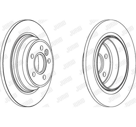 Disc frana Spate DR-ST VOLVO S80 II. V70 III. V70 III-KOMBI. XC70 II 1.6-4.4 03.06-12.16 - ATE-24.0112-0180.1