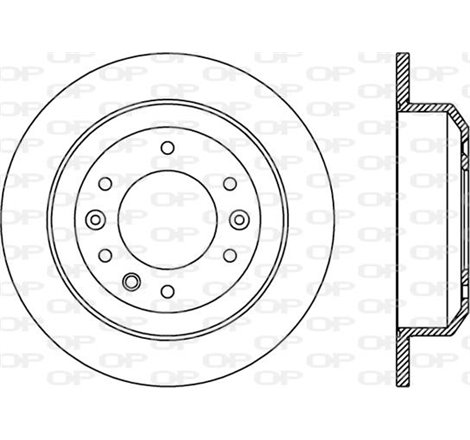Disc frana Spate DR-ST KIA CARNIVAL II. CARNIVAL III 2.2D-3.5 10.01-06.15 - ATE-24.0112-0185.1