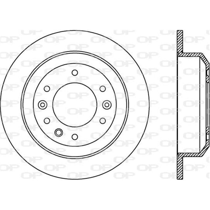 Disc frana Spate DR-ST KIA CARNIVAL II. CARNIVAL III 2.2D-3.5 10.01-06.15 - ATE-24.0112-0185.1