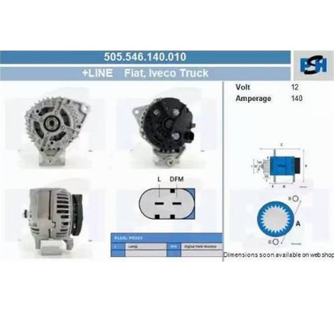 Generator / Alternator - PSH-505.546.140.010