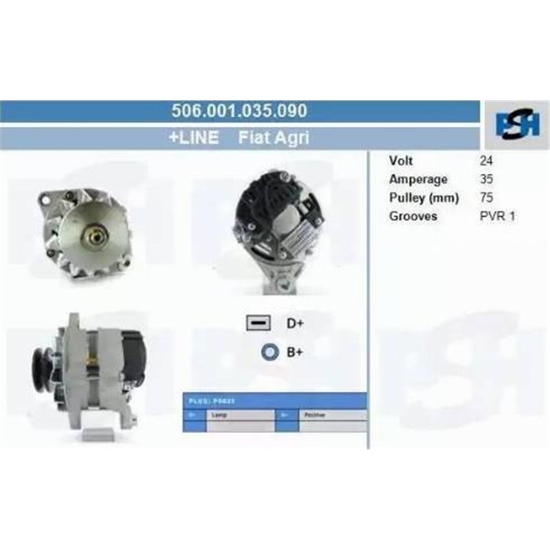 Generator / Alternator - PSH-506.001.035.090
