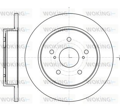 Disc frana Spate DR-ST SUZUKI KIZASHI 2.4-2.4LPG 10.10- - ATE-24.0112-0195.1