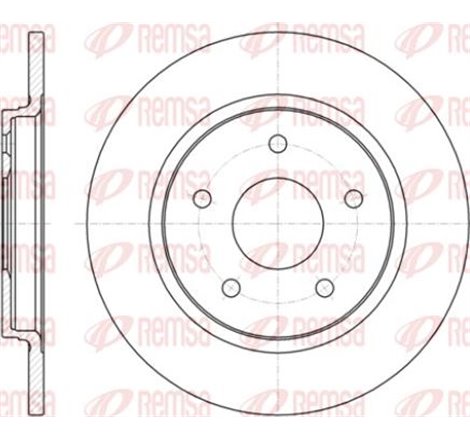 Disc frana Spate DR-ST DODGE GRAND. JOURNEY. FIAT FREEMONT 2.0D-3.6ALK 06.08- - ATE-24.0112-0199.1