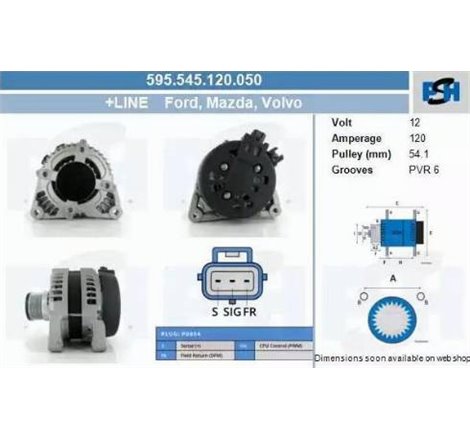 Generator / Alternator - PSH-595.545.120.050