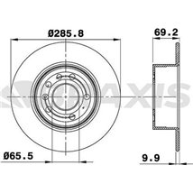 Disc frana - QUARO-QD0345 - QUARO-QD0345